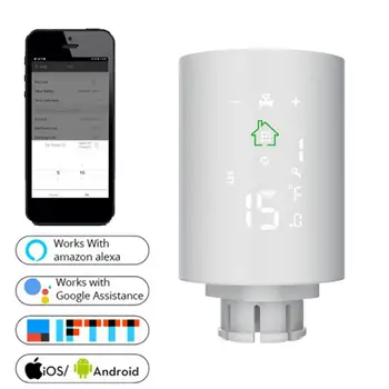 Tuya ZigBee3.0 Via Alexa Smart Radiator Actuator Programmable Thermostatic Radiator Valve Temperature Controller Voice Control
Tuya ZigBee3.0 Via Alexa Smart Radiator Actuator Programmable Thermostatic Radiator Valve Temperature Controller Voice Control