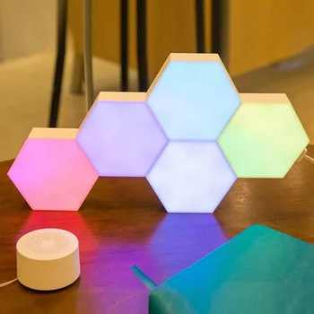 Smart LED Light Kit DIY Night Lamp Voice/APP Control Hexagonal Light for Home Decoration ALI88
Smart LED Light Kit DIY Night Lamp Voice/APP Control Hexagonal Light for Home Decoration ALI88