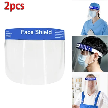 2pcs Safety Faceshield Transparent Splash-proof Full Face Cover Protective Film Anti-fog Anti-Droplets PET Face Shield Hot
2pcs Safety Faceshield Transparent Splash-proof Full Face Cover Protective Film Anti-fog Anti-Droplets PET Face Shield Hot