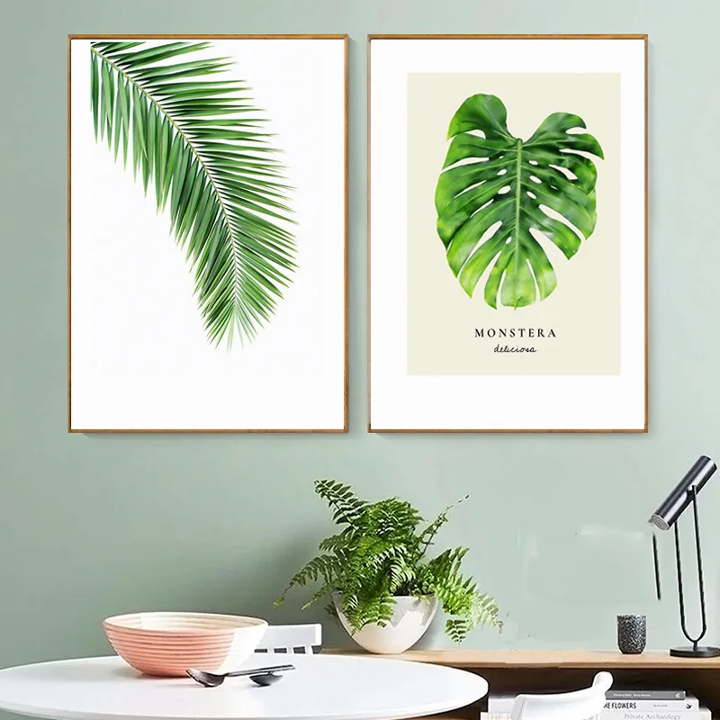Two Pieces Poster Green Leaf Black Letter Nordic Posters Wall Art Poster Canvas Painting Picture Home Decoration Unframed
Two Pieces Poster Green Leaf Black Letter Nordic Posters Wall Art Poster Canvas Painting Picture Home Decoration Unframed