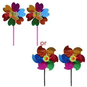 2 Pcs/Set Wind Spinner Sequin Windmill Pinwheel Colorful Kids Toys Children Glitter Glow Garden Home Decoration Games Funny Orna
2 Pcs/Set Wind Spinner Sequin Windmill Pinwheel Colorful Kids Toys Children Glitter Glow Garden Home Decoration Games Funny Orna