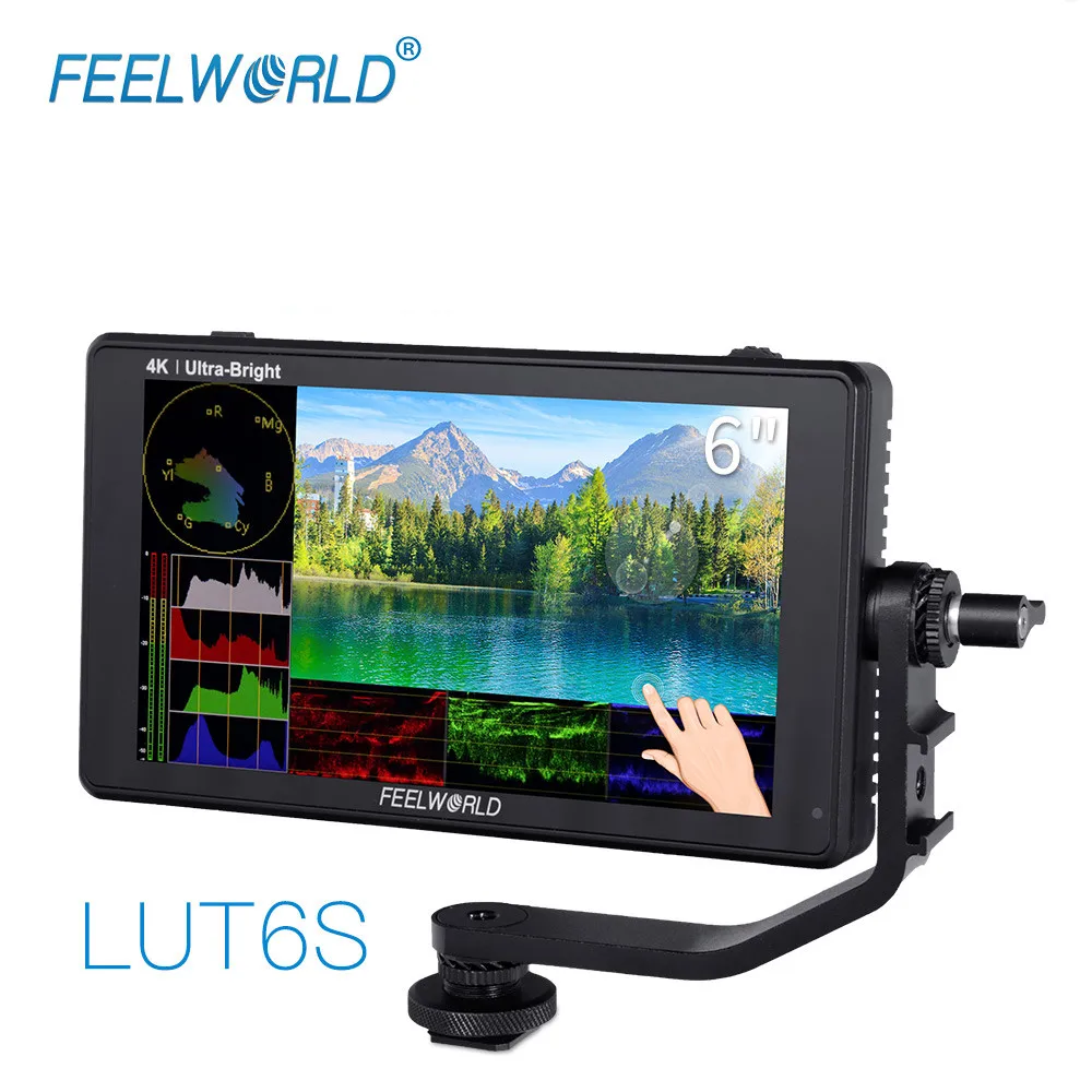 FEELWORLD LUT6S 6 Inch 2600nits 3D LUT Touch Screen on Camera Field DSLR Monitor with HDR Waveform for Stabilizer Youtube
FEELWORLD LUT6S 6 Inch 2600nits 3D LUT Touch Screen on Camera Field DSLR Monitor with HDR Waveform for Stabilizer Youtube