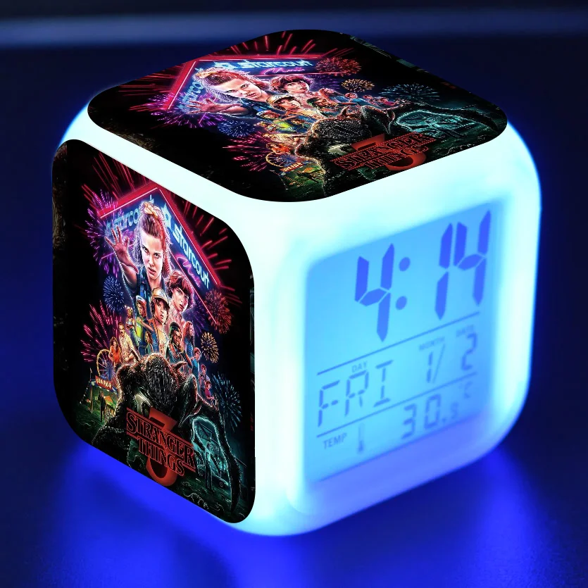 Stranger Things 3 Figure LED Alarm Clock Colorful Flash Touch Light Light-up Toys
Stranger Things 3 Figure LED Alarm Clock Colorful Flash Touch Light Light-up Toys