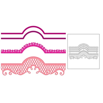 2020 New Layered Background Decoration Edge Lace Pattern Embossing Metal Cutting Dies For Scrapbooking Greeting Card no Stamps
2020 New Layered Background Decoration Edge Lace Pattern Embossing Metal Cutting Dies For Scrapbooking Greeting Card no Stamps