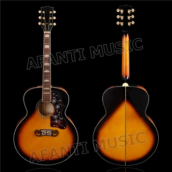 43 inch Acoustic Right hand Sunburst color AFANTI music Acoustic guitar (AF-J200-02)
43 inch Acoustic Right hand Sunburst color AFANTI music Acoustic guitar (AF-J200-02)