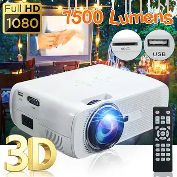 7000 Lumens Projector 800*480 Resolution Portable HD LED Proyector Home Cinema Theater for Cellphone Beamer
7000 Lumens Projector 800*480 Resolution Portable HD LED Proyector Home Cinema Theater for Cellphone Beamer