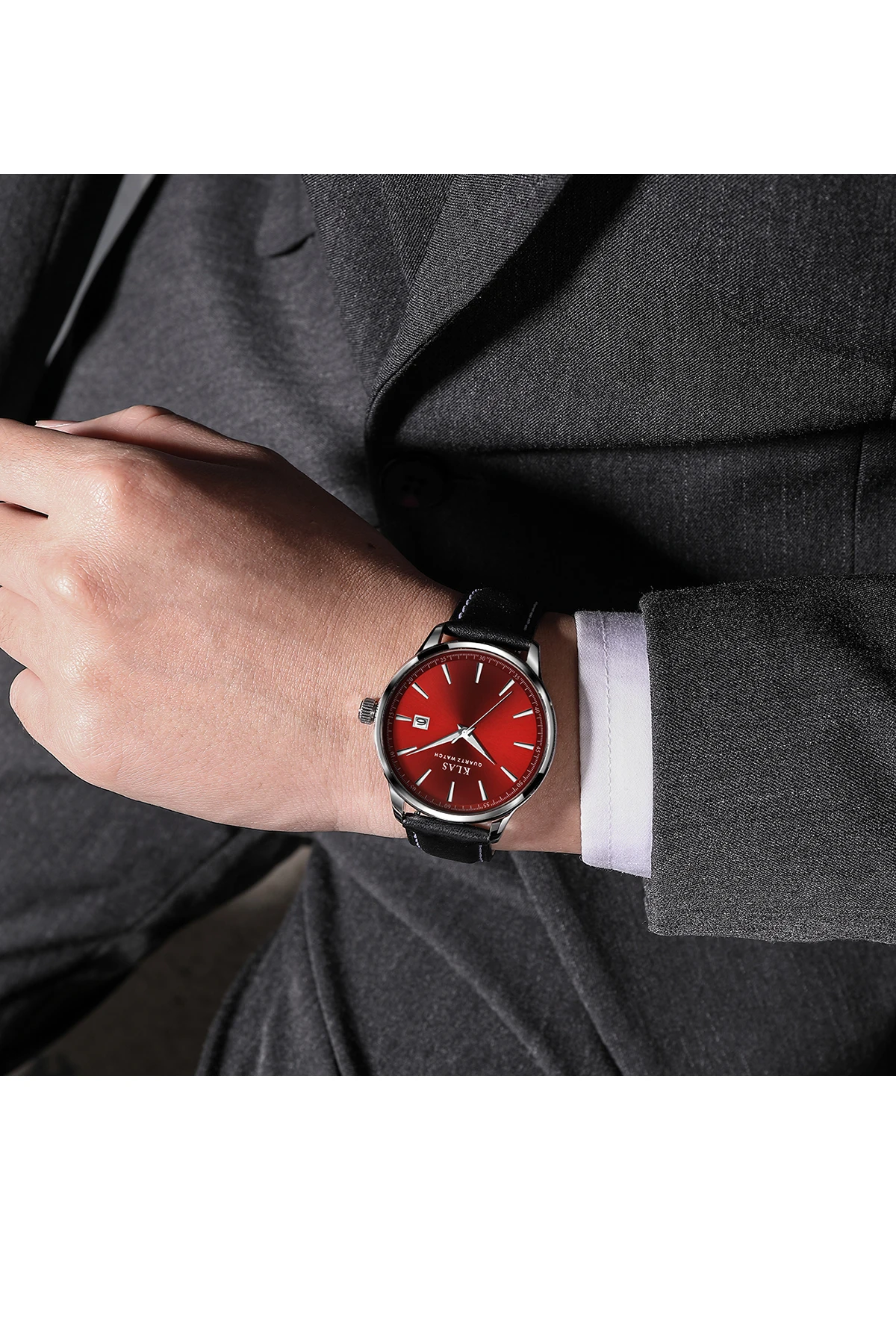 Klas Trendy Kinds Sunray Dial 36.4mm With Steel Indexes Clock Business Leather Quartz Men Wacthes Free Shipping
Klas Trendy Kinds Sunray Dial 36.4mm With Steel Indexes Clock Business Leather Quartz Men Wacthes Free Shipping