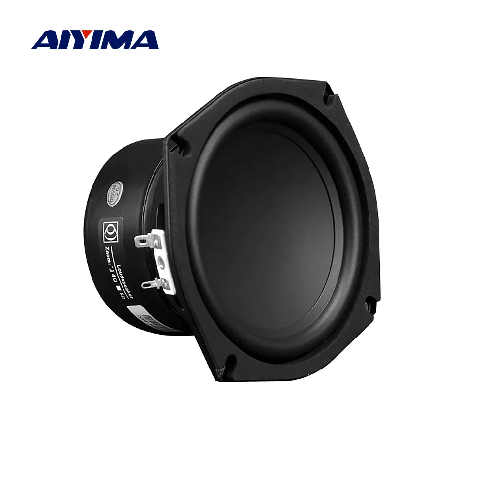 

AIYIMA 1Pcs 5.25 Inch Woofer Speaker 4 8 Ohm 50W Bass Long Stroke Sound Speaker Driver Low Frequency Loudspeaker Subwoofer DIY