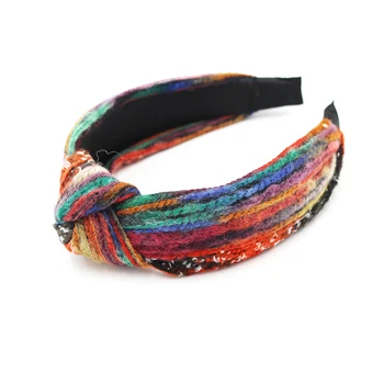 Colored fabric headband New fashion simple daily Korean colorful fabric cross knot casual hair band girl hair accessories 838
Colored fabric headband New fashion simple daily Korean colorful fabric cross knot casual hair band girl hair accessories 838