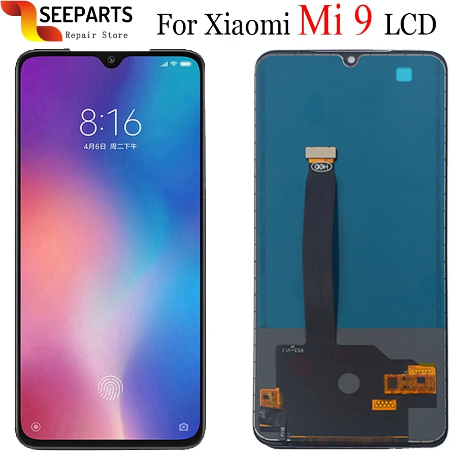 ЖК-дисплей TFT качества Xiaomi Mi 9 тестированный сенсорный экран с дигитайзером в
