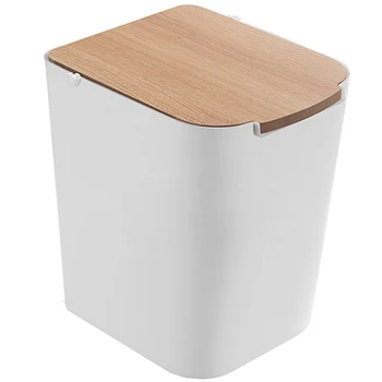 Environmental Trash Can Household Trash Can Press Storage Bin with Lid Trash Can Kitchen Bathroom Trash Can White
Environmental Trash Can Household Trash Can Press Storage Bin with Lid Trash Can Kitchen Bathroom Trash Can White