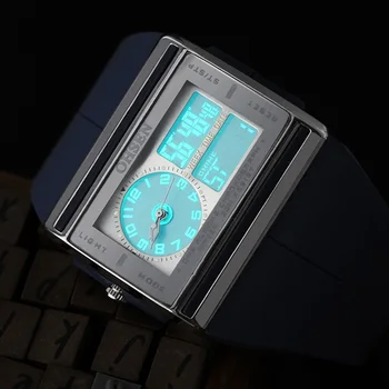 OHSEN Men Wristwatches Big Dial Dual Display Quartz Wristwatches Rubber Band Men's Watches relogio masculino reloj hombre
OHSEN Men Wristwatches Big Dial Dual Display Quartz Wristwatches Rubber Band Men's Watches relogio masculino reloj hombre