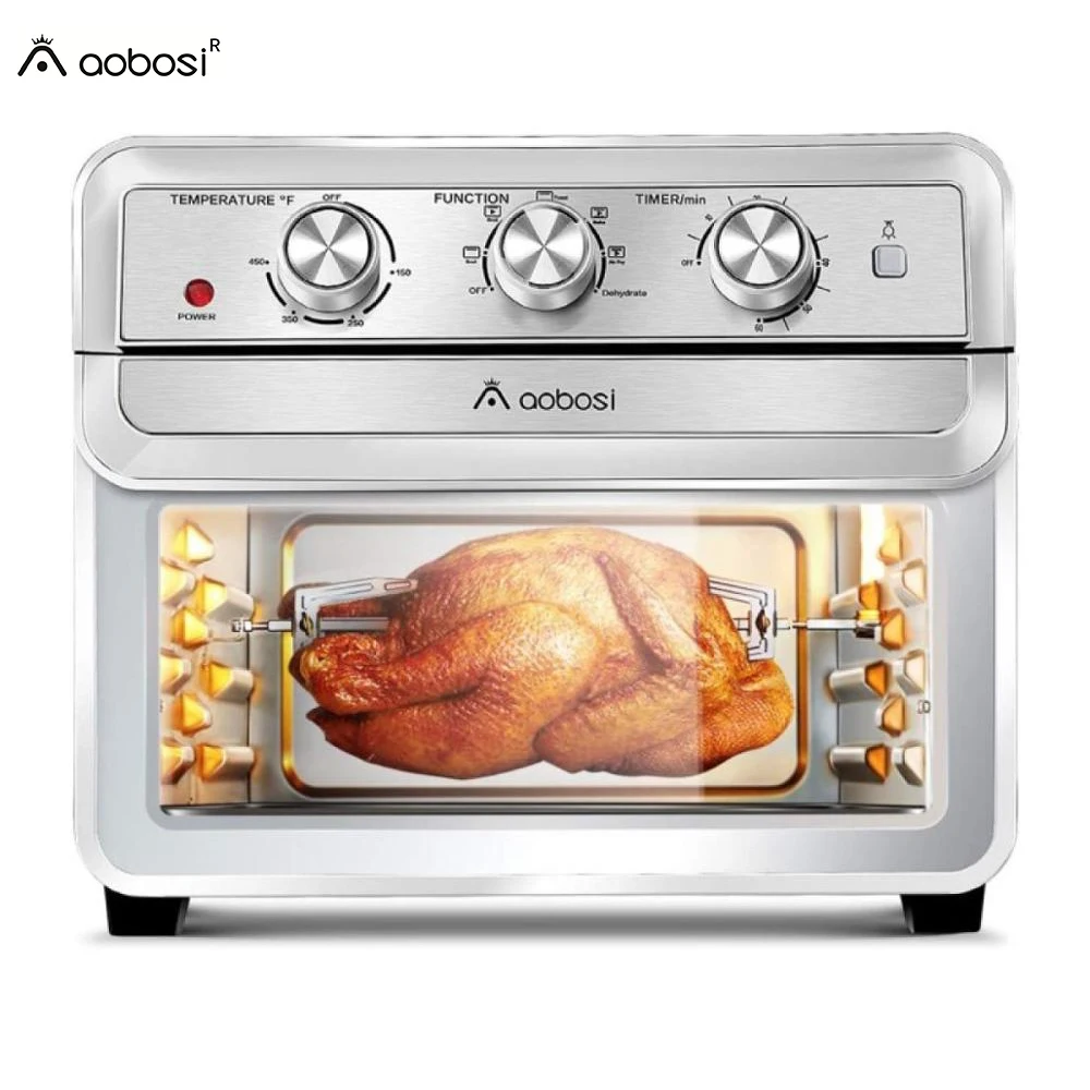 Aobosi 23L 6-in-1 Multi-Function Air Fryer Toaster Oven Rotisserie Air Fryer Oven Convection Oven Countertop Air-Fry Oven
Aobosi 23L 6-in-1 Multi-Function Air Fryer Toaster Oven Rotisserie Air Fryer Oven Convection Oven Countertop Air-Fry Oven