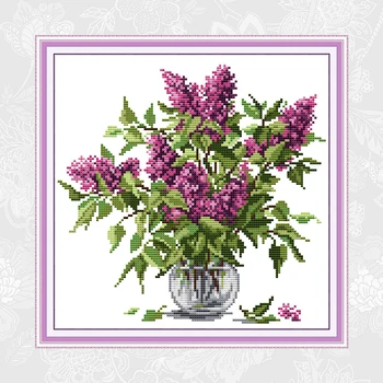 Purple Flower Cross Stitch Kits 14ct Counted Canvas 11ct Printed Fabric Embroidery Threads Sets DIY Handmade Needlework Crafts
Purple Flower Cross Stitch Kits 14ct Counted Canvas 11ct Printed Fabric Embroidery Threads Sets DIY Handmade Needlework Crafts