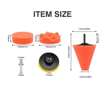 Waxing Buffing Cone Polishing Pad Body Sponges Wool 14pcs/Set Tool High Quality Universal Practical High Kit Speed
Waxing Buffing Cone Polishing Pad Body Sponges Wool 14pcs/Set Tool High Quality Universal Practical High Kit Speed