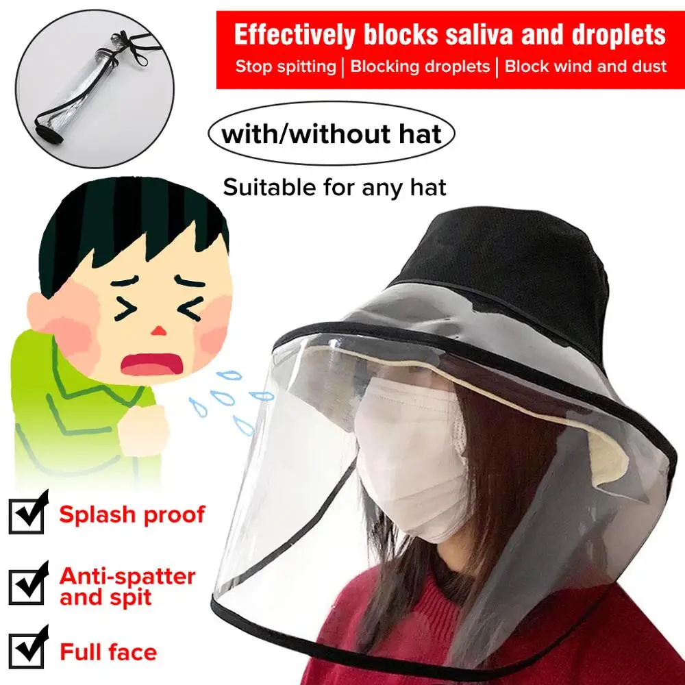 New Transparent Protective Mask Face Mouth Anti Saliva Spit Protect Particulate Respirator Anti-fog Windproof Dustproof Mask Hat
New Transparent Protective Mask Face Mouth Anti Saliva Spit Protect Particulate Respirator Anti-fog Windproof Dustproof Mask Hat