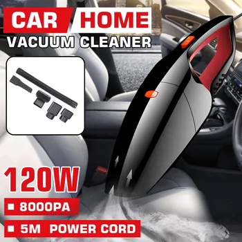 120W 12V 8000pa Wired Car Vacuum Cleaner High Suction Mini Portable Vacuum Cleaner Handheld Dust Collector with 5M Power Cord
120W 12V 8000pa Wired Car Vacuum Cleaner High Suction Mini Portable Vacuum Cleaner Handheld Dust Collector with 5M Power Cord
