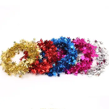 Colorful Garland Christmas Tree Hanging Star Pine Tinsel Garland Christmas Decoration Ornament Party Supplies
Colorful Garland Christmas Tree Hanging Star Pine Tinsel Garland Christmas Decoration Ornament Party Supplies