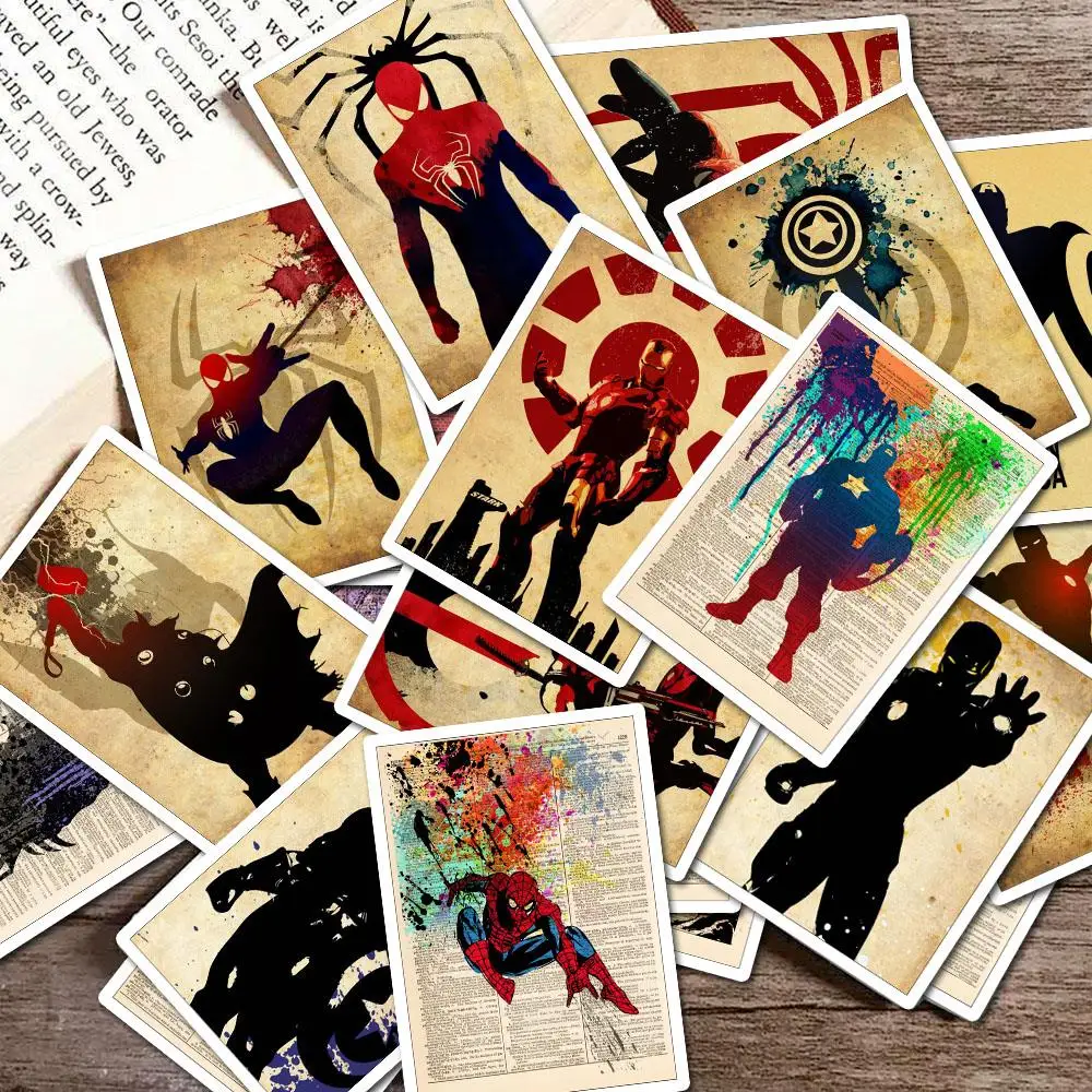 25pcs Marvel Movie Retro Superhero Stickers Skateboard Motorcycle Luggage Stickers for Set Pvc Waterproof Super Hero Stickers
25pcs Marvel Movie Retro Superhero Stickers Skateboard Motorcycle Luggage Stickers for Set Pvc Waterproof Super Hero Stickers