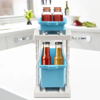 Multi-function Seasoning Box Shelf Spice Bottle Storage Rack Storage Box Condiment Knife Chopsticks Cage Combination Storage Box