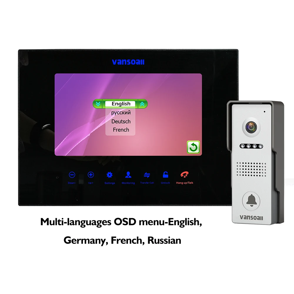 Video Intercom Doorbell Wired Door Phone for partment Home Electric Lock Access Control System Door Phone Doorbell IR Camera
Video Intercom Doorbell Wired Door Phone for partment Home Electric Lock Access Control System Door Phone Doorbell IR Camera