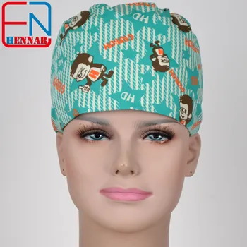 Hennar Women Medical Nursing Hats Cotton Surgical Caps . Green Print High Quality Adjustable Women's Hospital Work Hat Mask 
Hennar Women Medical Nursing Hats Cotton Surgical Caps . Green Print High Quality Adjustable Women's Hospital Work Hat Mask