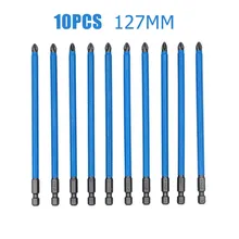 10pcs 127 Mm Cross Non-slip Drill Bits Batch Head PH2 Screwdriver Set S2 Strong Magnetic Wind Batch Head Screwdriver Head Bits
10pcs 127 Mm Cross Non-slip Drill Bits Batch Head PH2 Screwdriver Set S2 Strong Magnetic Wind Batch Head Screwdriver Head Bits