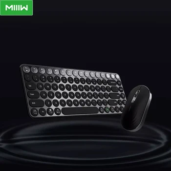 MIIIW Wireless AI Smart Voice Keyboard Deformable Mouse Set English Support 2.4GHz USB Bluetooth Connection Rechargable Keyboard
MIIIW Wireless AI Smart Voice Keyboard Deformable Mouse Set English Support 2.4GHz USB Bluetooth Connection Rechargable Keyboard