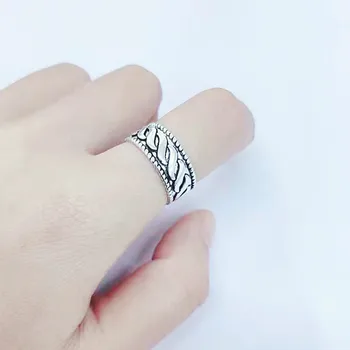 Bijoux Fashion Real 925 Sterling Silver Round Rings for Women Boho Adjustable Antique Rings Anillos
Bijoux Fashion Real 925 Sterling Silver Round Rings for Women Boho Adjustable Antique Rings Anillos