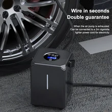 2in1 Handhold Air Compressor 6000mAh 12V 120PSI Tire Inflator Electric Auto Pump with LED for Car Tires/Bicycle/Motorcycle/Ball
2in1 Handhold Air Compressor 6000mAh 12V 120PSI Tire Inflator Electric Auto Pump with LED for Car Tires/Bicycle/Motorcycle/Ball