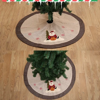 New Burlap Christmas Tree Skirt Christmas Tree Apron Holiday Decoration Christmas Tree Foot Skirt Decoration Base Foot Cover
New Burlap Christmas Tree Skirt Christmas Tree Apron Holiday Decoration Christmas Tree Foot Skirt Decoration Base Foot Cover