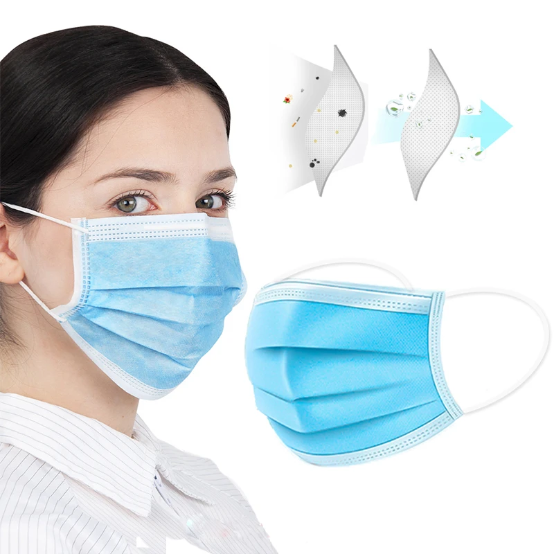 100PCS Anti-dust Face Mouth Mask Anti PM 2.5 Health Mask Elastic Disposable Protection Dustproof 3 Layers
100PCS Anti-dust Face Mouth Mask Anti PM 2.5 Health Mask Elastic Disposable Protection Dustproof 3 Layers