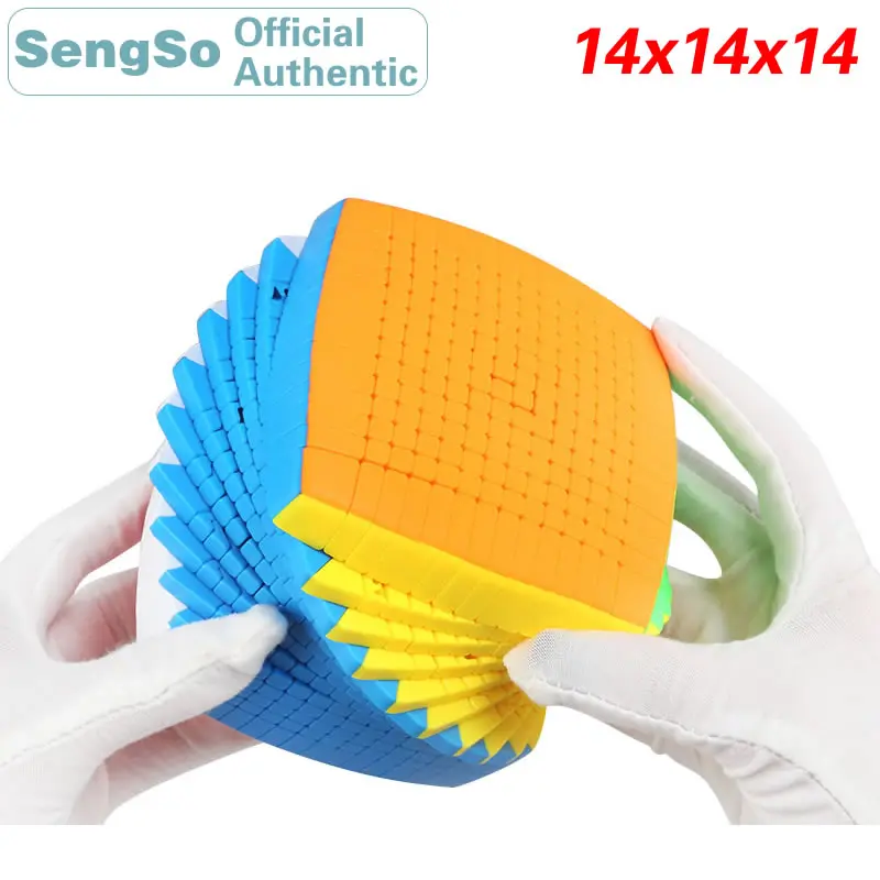 ShengShou 14x14x14 Magic Cube Stickerless 14x14 Twisty Speed Puzzle Antistress Educational Toy For Children With Gift box
ShengShou 14x14x14 Magic Cube Stickerless 14x14 Twisty Speed Puzzle Antistress Educational Toy For Children With Gift box