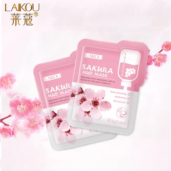 LAIKOU 12Pcs Sakura Mud Face Mask Deep Cleaning Shrink Pores Moisturizing Oil Control Whitening Skin Blackhead Remover Care
LAIKOU 12Pcs Sakura Mud Face Mask Deep Cleaning Shrink Pores Moisturizing Oil Control Whitening Skin Blackhead Remover Care