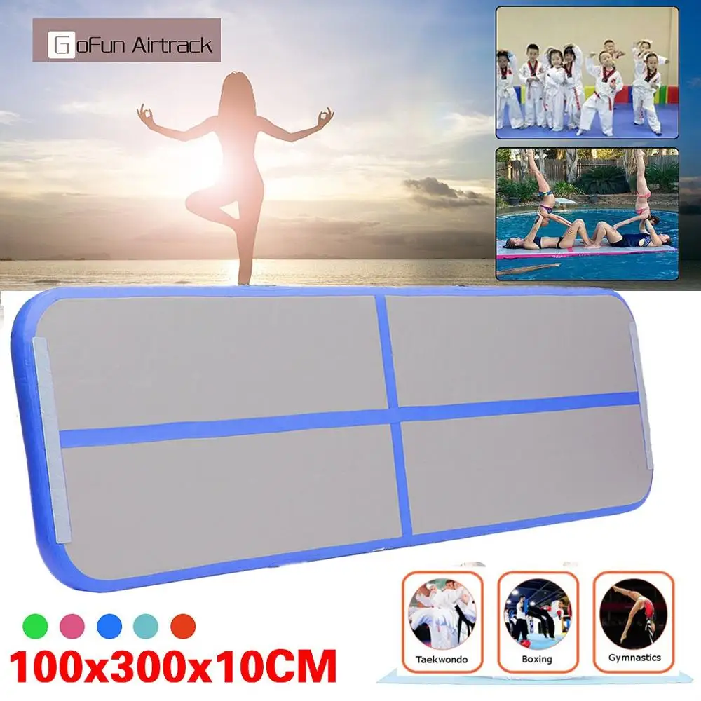 1pcs 10FTx 3FT Inflatable Gymnastics Tumbling Mats Air Track Floor Home Inflatable Mat Air Tumbling Tracks GYM For Back Yard
1pcs 10FTx 3FT Inflatable Gymnastics Tumbling Mats Air Track Floor Home Inflatable Mat Air Tumbling Tracks GYM For Back Yard