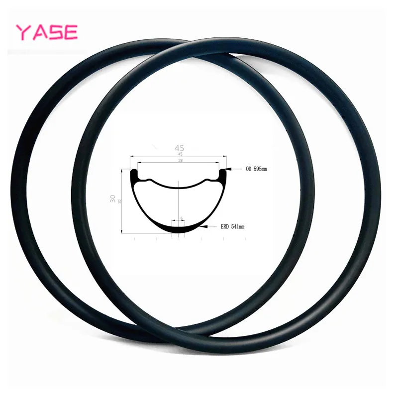 27.5er AM cross country carbon mtb disc rim 45x30mm tubeless mountain bike wheel carbon disc mtb rims ERD 541mm 490g UD 3K 12K
27.5er AM cross country carbon mtb disc rim 45x30mm tubeless mountain bike wheel carbon disc mtb rims ERD 541mm 490g UD 3K 12K