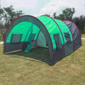 Large Camping tent Waterproof Canvas Fiberglass 5 8 People Family Tunnel 10 Person Tents equipment outdoor mountaineering Party
Large Camping tent Waterproof Canvas Fiberglass 5 8 People Family Tunnel 10 Person Tents equipment outdoor mountaineering Party