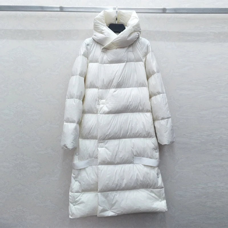 Winter Ultra Light Long Down Jacket Women 90% White Duck Down Parka Warm Hooded Bread Overcoat Female Loose Outwear
Winter Ultra Light Long Down Jacket Women 90% White Duck Down Parka Warm Hooded Bread Overcoat Female Loose Outwear