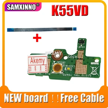 For Asus K55 K55VD K55VJ K55VM Power Button Switch button BOARD With Cable 69N0M7C10F02 100% Tested Fast Ship 
For Asus K55 K55VD K55VJ K55VM Power Button Switch button BOARD With Cable 69N0M7C10F02 100% Tested Fast Ship