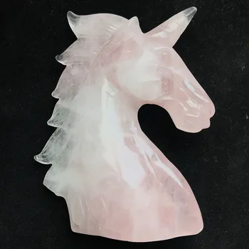 High Quality Natural Stone Rose Quartz Unicorn Shape Stone Hand Crafted & Polished For Gift &Home Decor WT
High Quality Natural Stone Rose Quartz Unicorn Shape Stone Hand Crafted & Polished For Gift &Home Decor WT