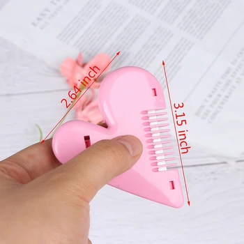 1pcs Pubic Bikini Hair Remover Trimming Tools Heart Shape Thinning Hair Cutting Comb Women Mini Trimming Accessories
1pcs Pubic Bikini Hair Remover Trimming Tools Heart Shape Thinning Hair Cutting Comb Women Mini Trimming Accessories