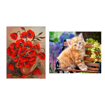 Diamond Painting Diamond Painting Cat, Flower & Floral Diamond Picture of Rhinestones Flowers Resin Drill
Diamond Painting Diamond Painting Cat, Flower & Floral Diamond Picture of Rhinestones Flowers Resin Drill