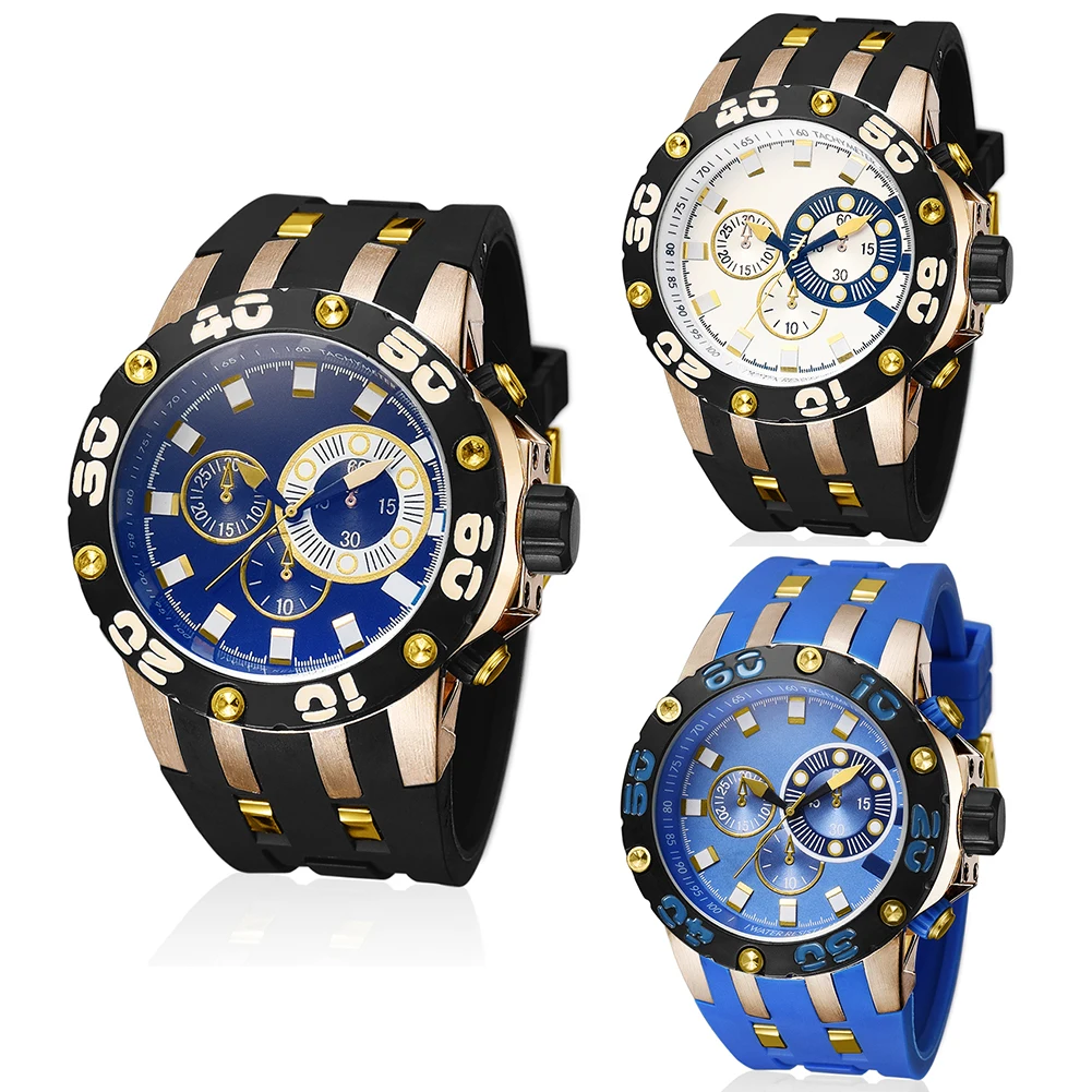 Men Round Dial Sub-dial No Number Analog Sports Quartz Wrist Watch Birthday Gift reloj hombre zegarek damski New Hot Sale
Men Round Dial Sub-dial No Number Analog Sports Quartz Wrist Watch Birthday Gift reloj hombre zegarek damski New Hot Sale