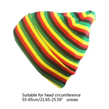 Unisex Multicolor Rainbow Stripes Fluorescent Hat Crochet Knit Cuffed Beanie Cap
Unisex Multicolor Rainbow Stripes Fluorescent Hat Crochet Knit Cuffed Beanie Cap