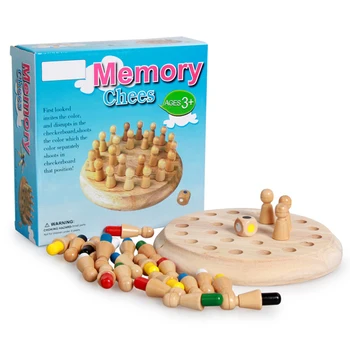 Kids Wooden Memory Match Stick Chess Game Fun Block Board Game Educational Color Cognitive Ability Toy for Children
Kids Wooden Memory Match Stick Chess Game Fun Block Board Game Educational Color Cognitive Ability Toy for Children