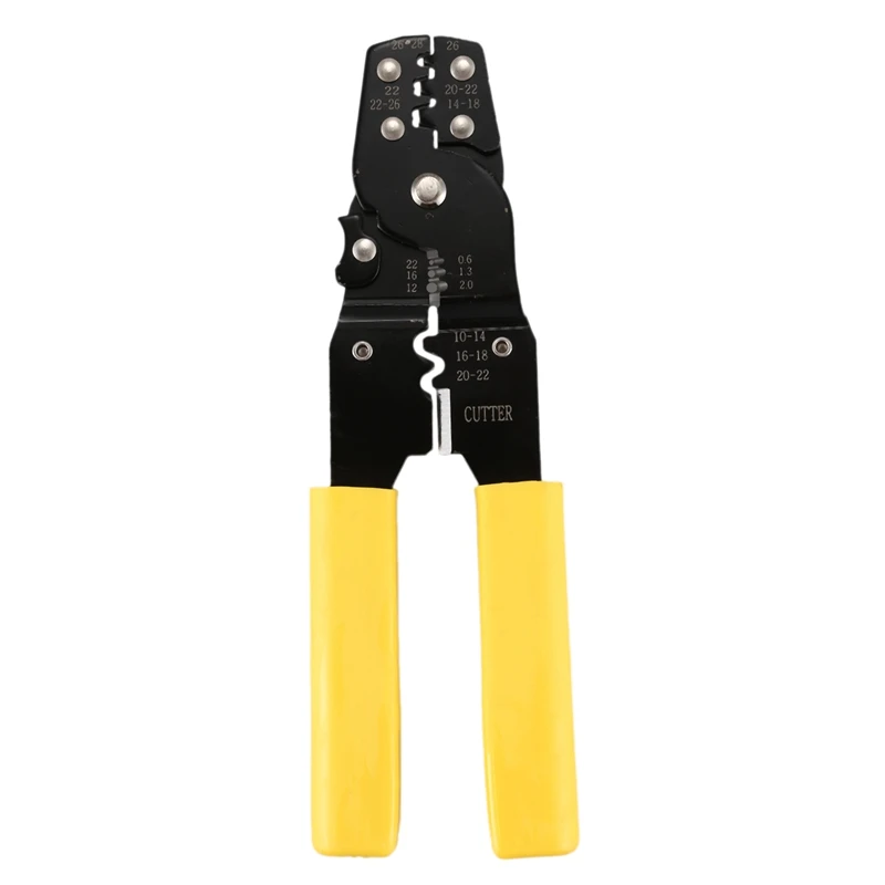 2-In-1 Crimping Gear Stripping Pliers Stripping Cold Crimping Terminal Pliers Cable Electrician Tools
2-In-1 Crimping Gear Stripping Pliers Stripping Cold Crimping Terminal Pliers Cable Electrician Tools
