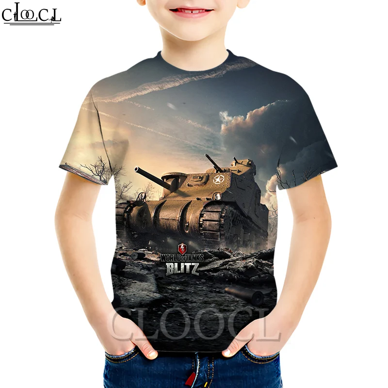 CLOOCL Kids Games World of Tanks T Shirt Boy Girl 3D Print Short Sleeve T-shirts Toddler Casual Kid Tops
CLOOCL Kids Games World of Tanks T Shirt Boy Girl 3D Print Short Sleeve T-shirts Toddler Casual Kid Tops