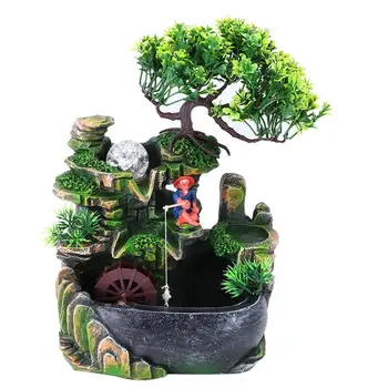 Resin Desktop Fountain Simulation Rockery Decor with Light Home Ornament Mist Discharge
Resin Desktop Fountain Simulation Rockery Decor with Light Home Ornament Mist Discharge