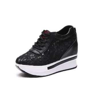 Summer White Women Shoes Wedge Mesh Lace Up Breathable Basket Femme Breathable Sneakers Thick Bottom Shoes Casual Running Shoes
Summer White Women Shoes Wedge Mesh Lace Up Breathable Basket Femme Breathable Sneakers Thick Bottom Shoes Casual Running Shoes