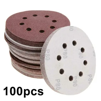 100pcs 5 Inch 125mm Mix Grit Round Sandpaper Hook And Loop Eight Hole Disk Sand Sheets Sander Discs Polishing Pads Abrasive Tool
100pcs 5 Inch 125mm Mix Grit Round Sandpaper Hook And Loop Eight Hole Disk Sand Sheets Sander Discs Polishing Pads Abrasive Tool